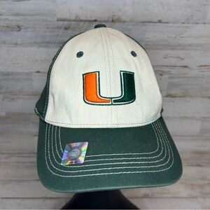 University Of Miami Canes Hat Top Of The Works TOW One Size Fits All Cap
